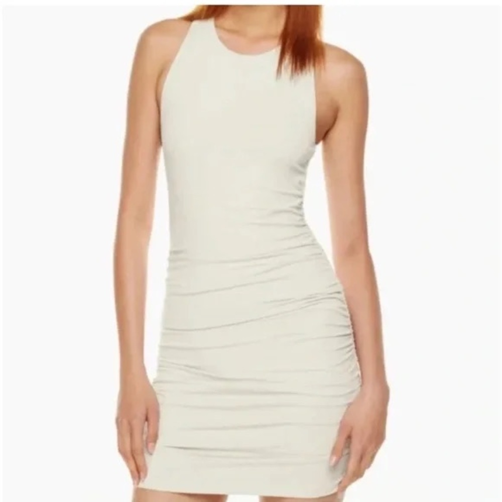 Aritzia Babaton Ruched Racer Back Dress